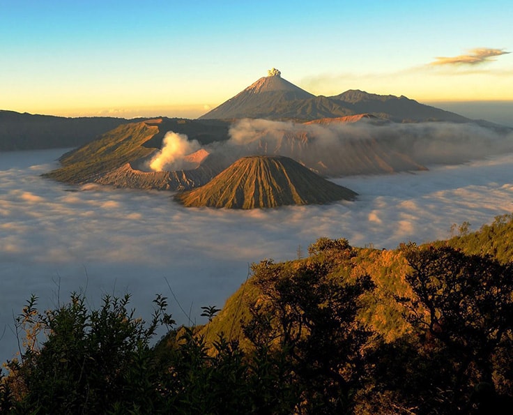 Les volcans en Indonésie